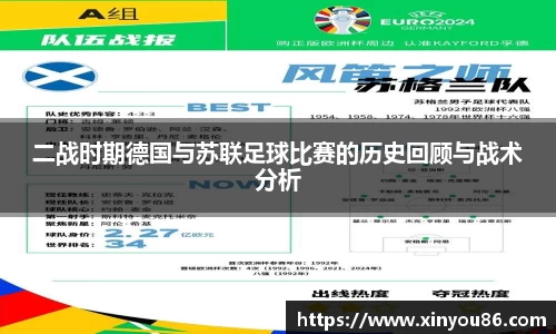 二战时期德国与苏联足球比赛的历史回顾与战术分析