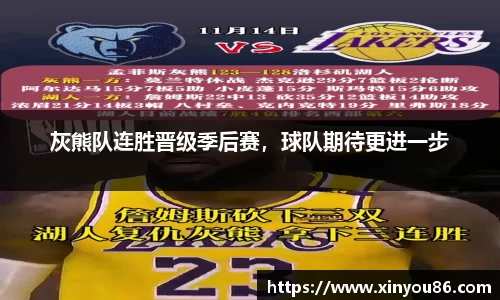 灰熊队连胜晋级季后赛，球队期待更进一步
