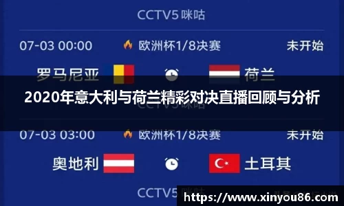 2020年意大利与荷兰精彩对决直播回顾与分析