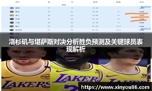洛杉矶与堪萨斯对决分析胜负预测及关键球员表现解析
